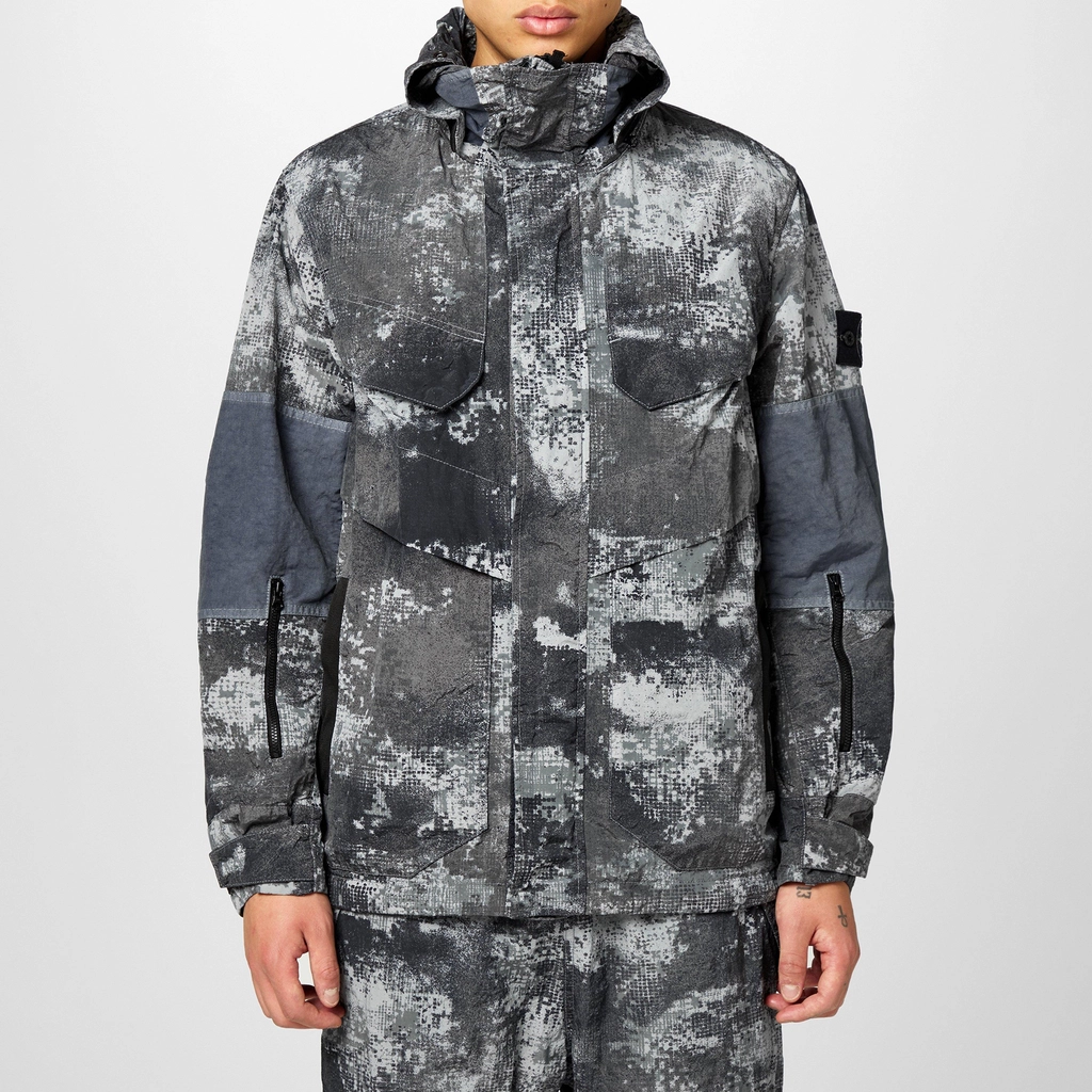 Stone Island Camo Jacket - Grigio V0060